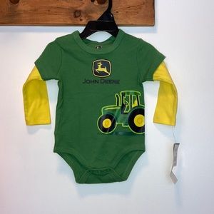 John Deere baby boy onesie new with tags